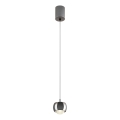 Redo 01-3551 - LED-kattokruunu johdossa AVES LED/12W/230V halkaisija 9,6 cm CRI 90 antrasiitti