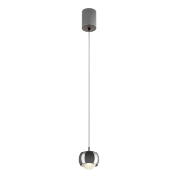 Redo 01-3551 - LED-kattokruunu johdossa AVES LED/12W/230V halkaisija 9,6 cm CRI 90 antrasiitti