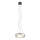 Redo 01-3591 - LED-kattokruunu johdossa SOLERA LED/24W/230V halkaisija 35 cm CRI 93 3000/4000K harmaa
