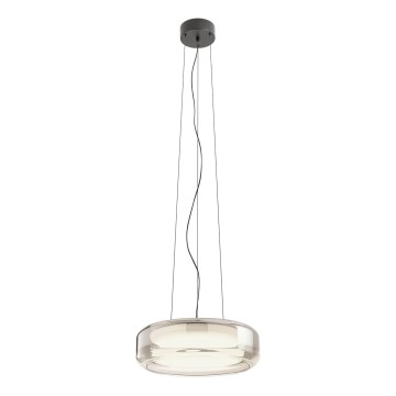 Redo 01-3592 - LED-kattokruunu johdossa SOLERA LED/36W/230V halkaisija 45 cm CRI 93 3000/4000K harmaa