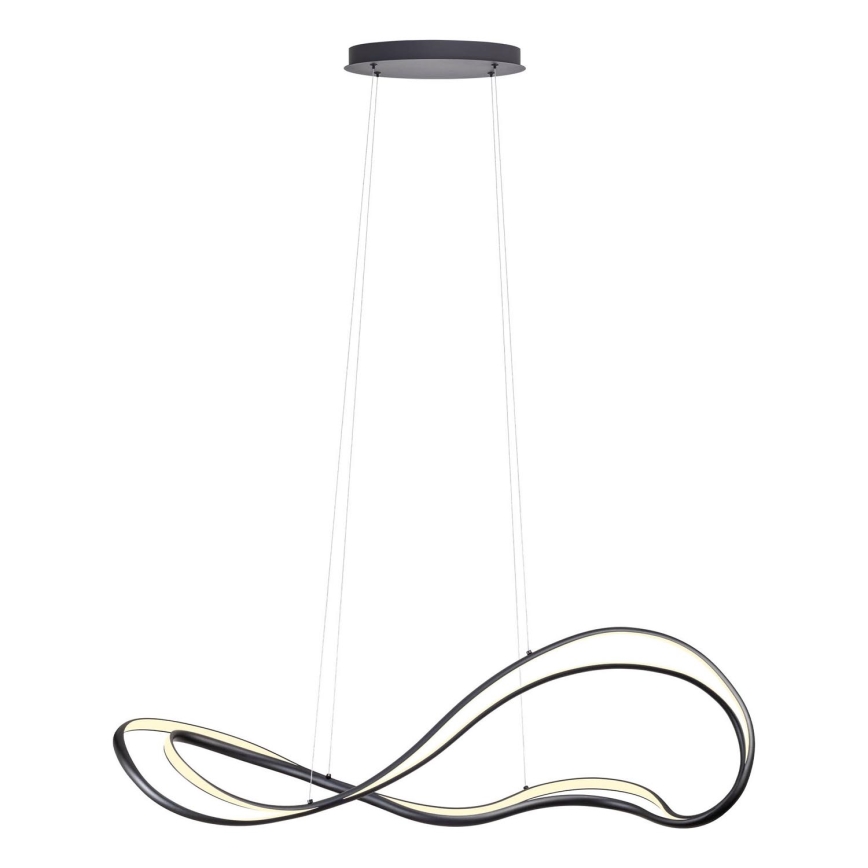 Redo 01-3599 - TEMPEST LED/58W/230V himmennettävä vaijeririippuvalaisin, musta