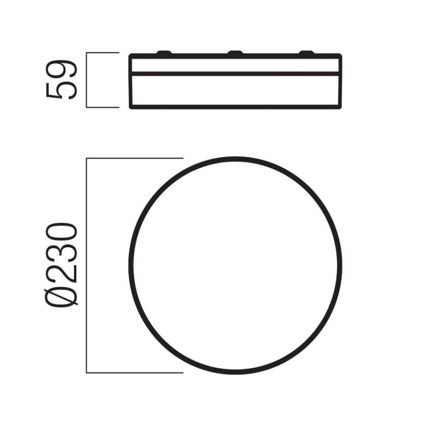 Redo 01-3727 - LED-kattovalaisin kylpyhuoneeseen FRISBI LED/12W/230V halkaisija 23 cm CRI 90 3000/4000K IP44 kiiltävä kromi