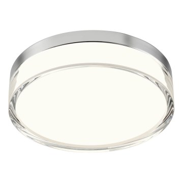 Redo 01-3727 - LED-kattovalaisin kylpyhuoneeseen FRISBI LED/12W/230V halkaisija 23 cm CRI 90 3000/4000K IP44 kiiltävä kromi