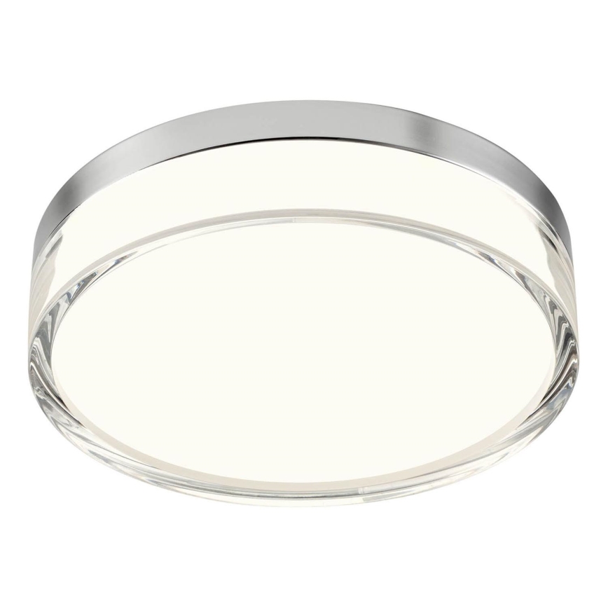 Redo 01-3727 - LED-kattovalaisin kylpyhuoneeseen FRISBI LED/12W/230V halkaisija 23 cm CRI 90 3000/4000K IP44 kiiltävä kromi