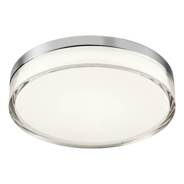 Redo 01-3728 - LED-kattovalaisin kylpyhuoneeseen FRISBI LED/18W/230V halkaisija 28 cm CRI 90 3000/4000K IP44 kiiltävä kromi