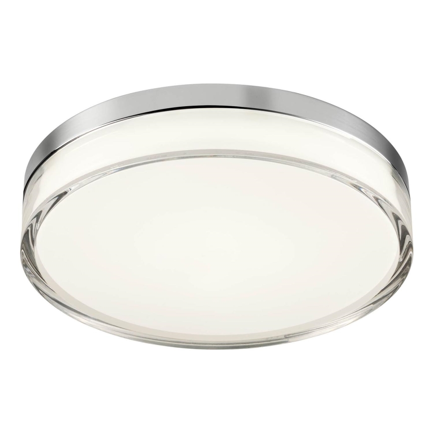 Redo 01-3728 - LED-kattovalaisin kylpyhuoneeseen FRISBI LED/18W/230V halkaisija 28 cm CRI 90 3000/4000K IP44 kiiltävä kromi