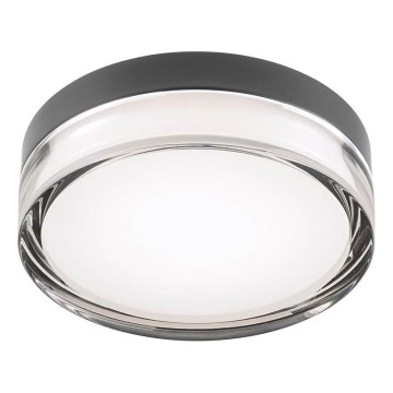 Redo 01-3733 - LED-kattovalaisin kylpyhuoneeseen FRISBI LED/8W/230V halkaisija 15 cm CRI 90 IP44 musta