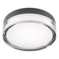 Redo 01-3733 - LED-kylpyhuoneen kattovalaisin FRISBI LED/8W/230V halkaisija 15 cm CRI 90 IP44 musta