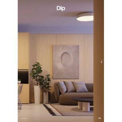 Redo 01-3941 - LED-kattovalaisin DIP-LED/40W/230V 2700/3000/4000/5000/6500K CRI 90 halkaisija 62,4 cm valkoinen