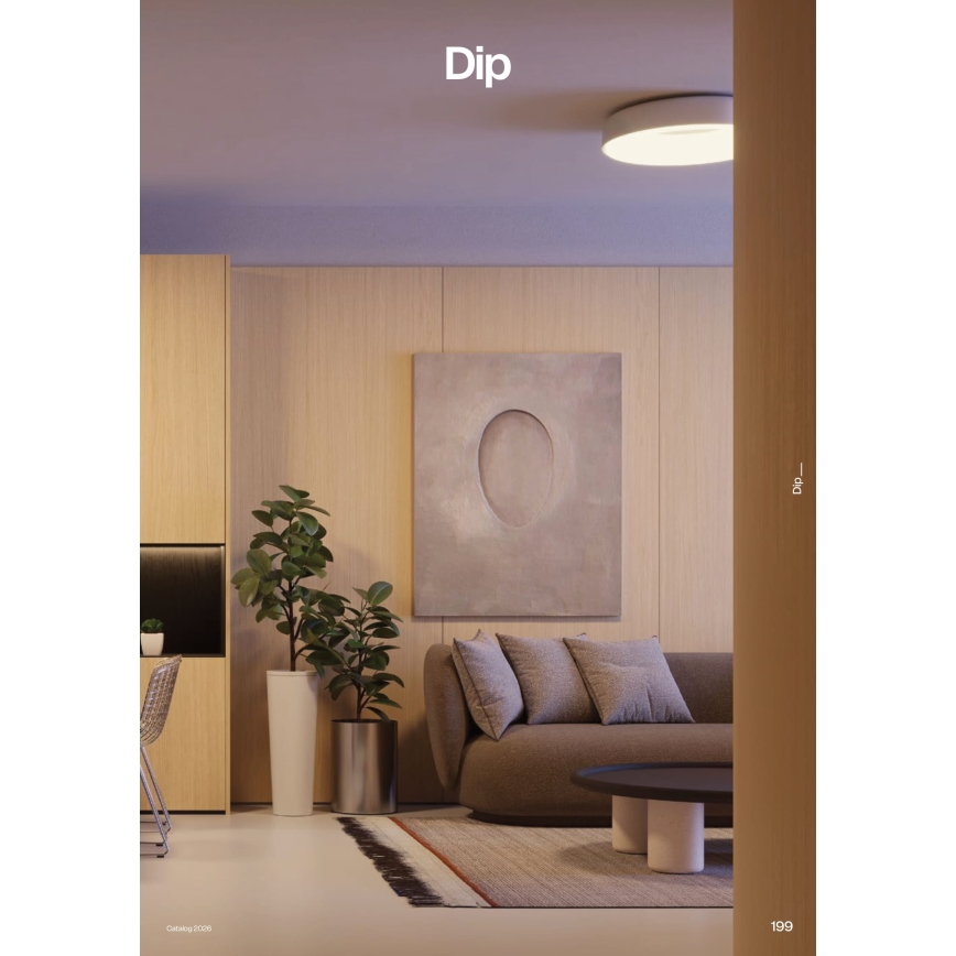 Redo 01-3941 - LED-kattovalaisin DIP-LED/40W/230V 2700/3000/4000/5000/6500K CRI 90 halkaisija 62,4 cm valkoinen