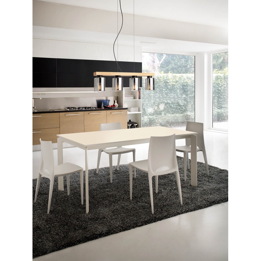 Redo 01-3986 - Kattokruunu johdossa ROTIS 4xE27/15W/230V