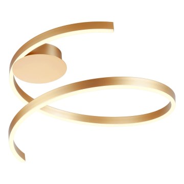 Redo 01-4011 - Himennettävä LED-kattovalaisin SCROLL LED/38W/230V 3000K/4000K/6000K CRI 90 halkaisija 60 cm kultainen