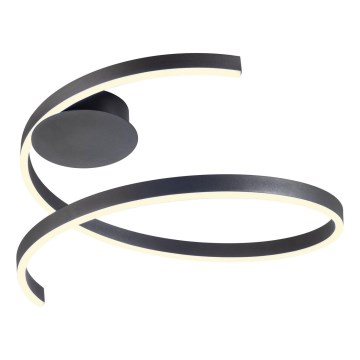 Redo 01-4012 - LED-himennettävä kattovalaisin SCROLL LED/38W/230V 3000K/4000K/6000K CRI 90 halkaisija 60 cm musta