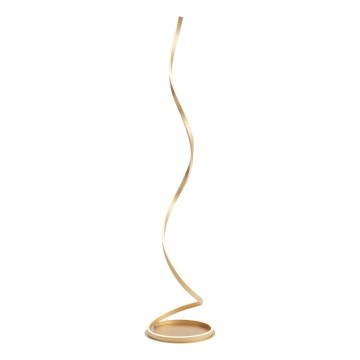 Redo 01-4282 - SCROLL himmennettävä LED-lattiavalaisin 30W 230V 3000K/4000K/6000K CRI 90, kultainen