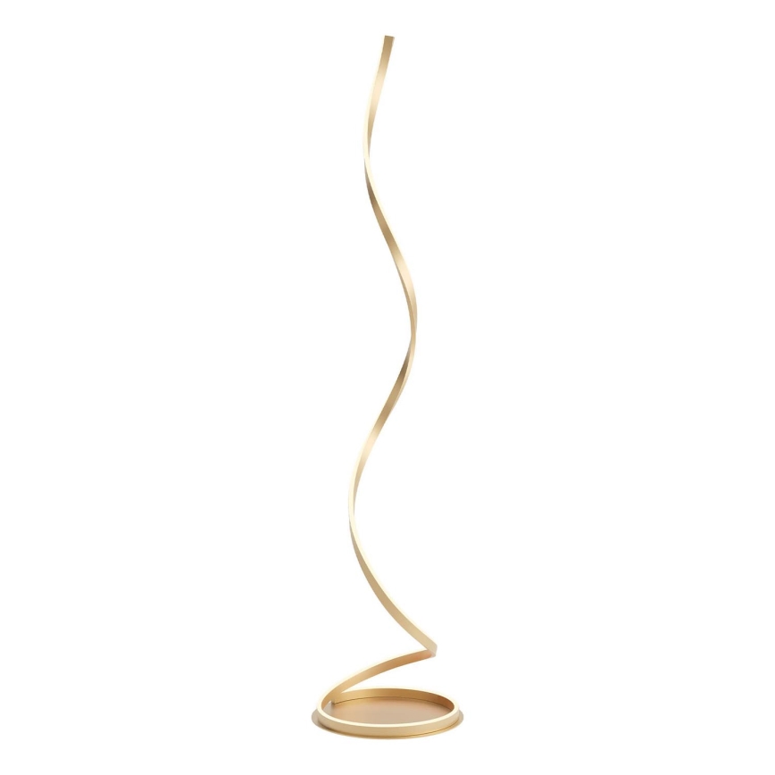 Redo 01-4282 - SCROLL himmennettävä LED-lattiavalaisin 30W 230V 3000K/4000K/6000K CRI 90, kultainen