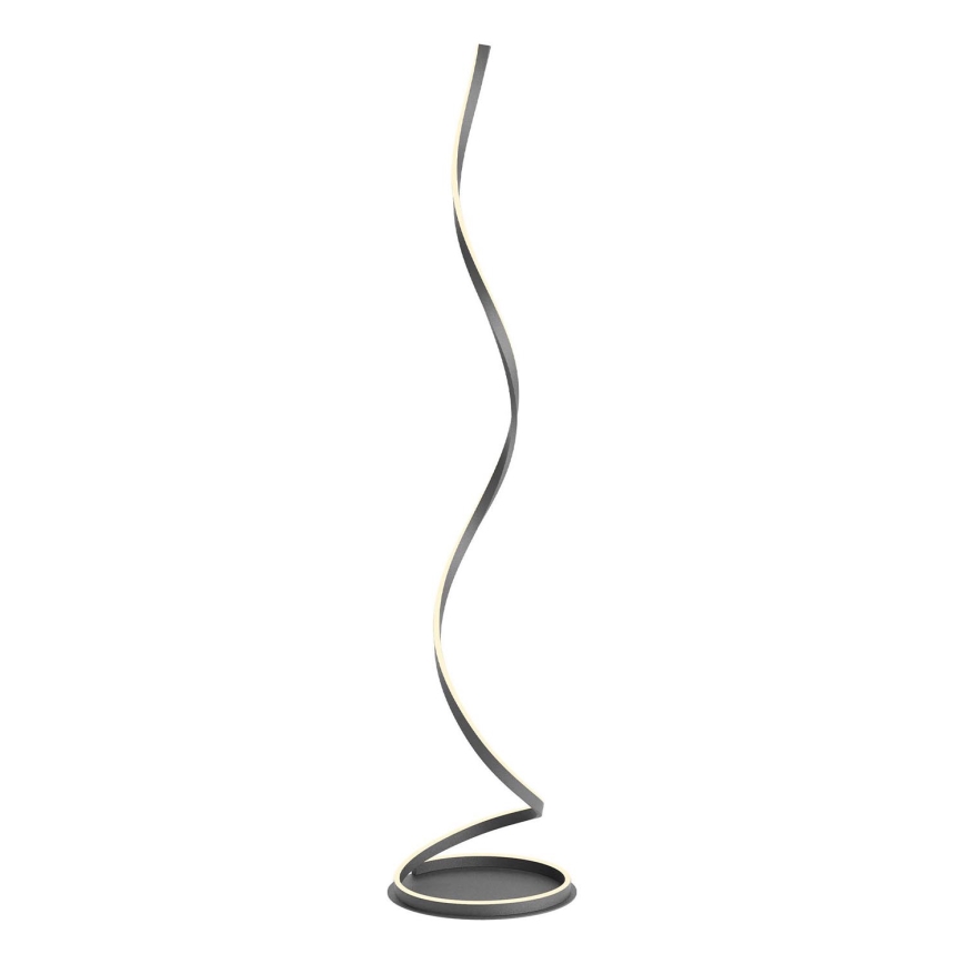 Redo 01-4283 - himmennettävä LED-lattiavalaisin SCROLL LED/30W/230V 3000K/4000K/6000K CRI 90 musta