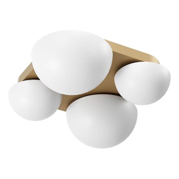 Redo 01-4332 - LED-kattovalaisin LUMIEN 4xLED/26W/230V 2700/3000K CRI 90 valkoinen/kultainen