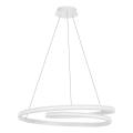 Redo 01-4363 - Himennettävä LED-riippuvalaisin vaijerilla TORSION LED/60W/230V 2700/3000/4000K CRI 90 halkaisija 75,2 cm valkoinen
