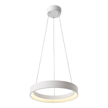Redo 01-671 - LED-kattokruunu johdossa LOOP LED/38W/230V halkaisija 45 cm valkoinen