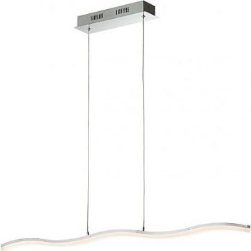 Redo 01-893 - LED-riippuvalaisin vaijerilla PULSE LED/23,1W/230V mattakromi