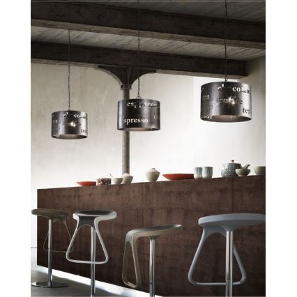 Redo 01-938 - Kattokruunu narulla BISTRO 3xE27/42W/230V