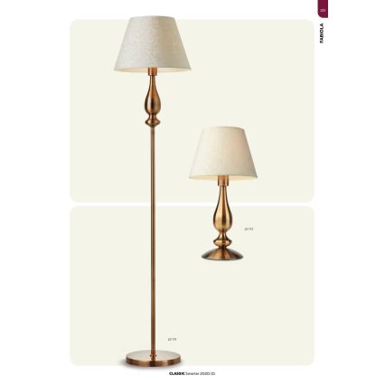 Redo 02-714 - Lattialamppu FABIOLA 1xE27/42W/230V