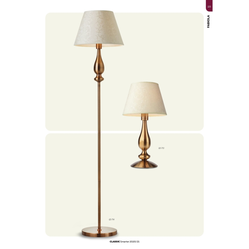 Redo 02-714 - Lattialamppu FABIOLA 1xE27/42W/230V