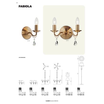 Redo 02-714 - Lattialamppu FABIOLA 1xE27/42W/230V