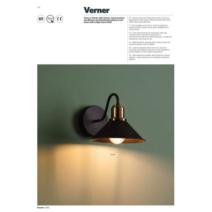 Redo 02-935 - Kattokruunu ketjussa VERNER 3xE27/42W/230V