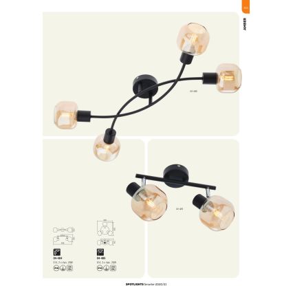 Redo 04-486 - Kohdevalo AMBER 4xE14/28W/230V