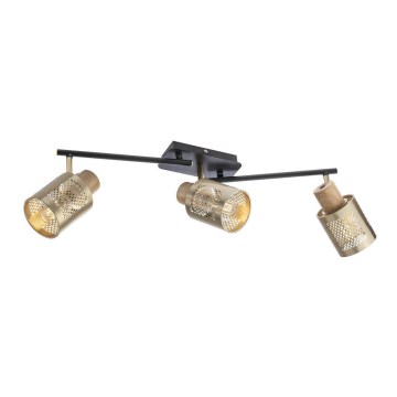 Redo 04-521 - Pinta-asennettava kattokruunu BASKET 3xE27/42W/230V pronssi