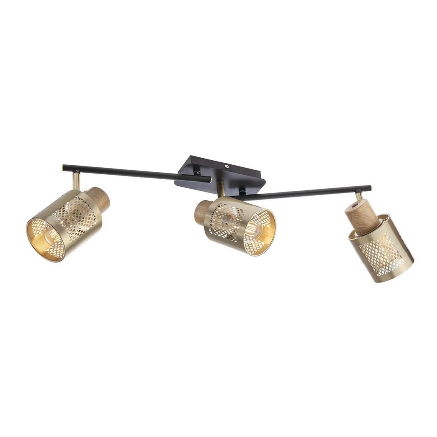 Redo 04-521 - Pinta-asennettava kattokruunu BASKET 3xE27/42W/230V pronssi