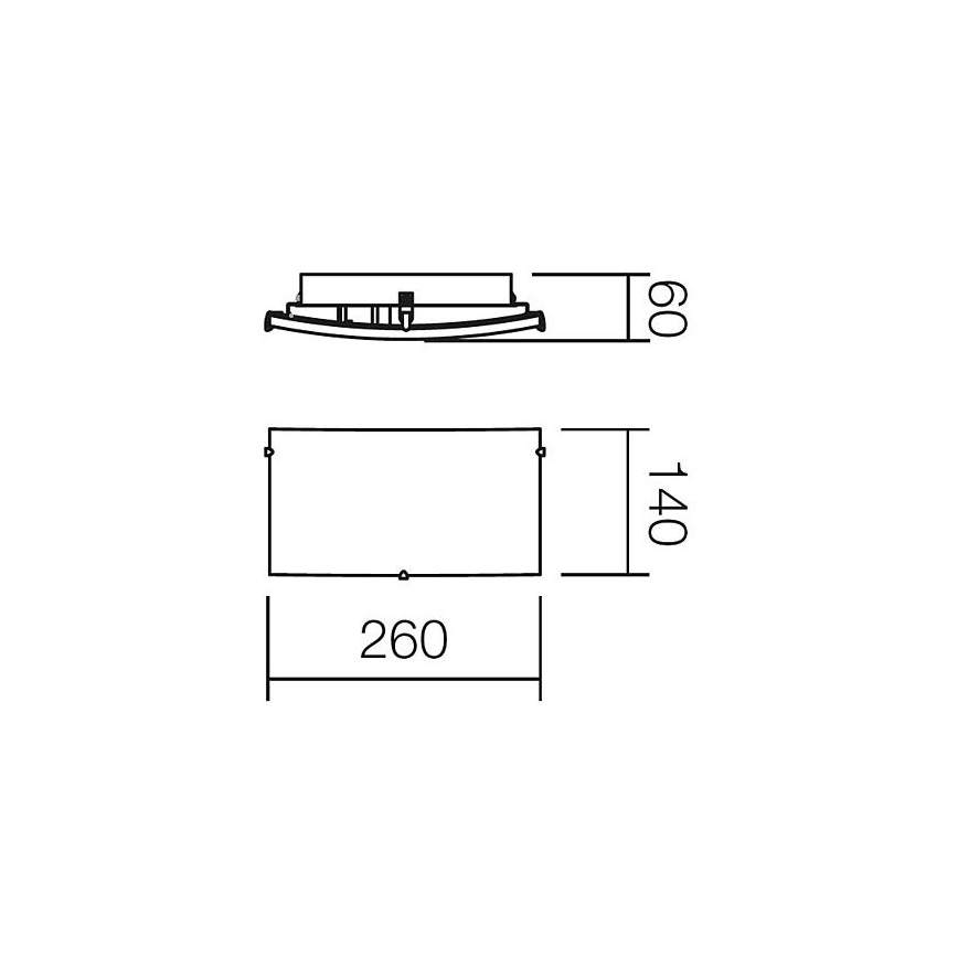Redo 05-816 - Seinävalaisin NOTES 1xE27/42W/230V valkoinen