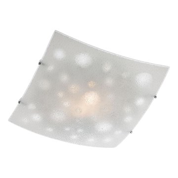 Redo 05-904 - Kattovalaisin ISIDE 1xE27/42W/230V 30x30 cm läpinäkyvä
