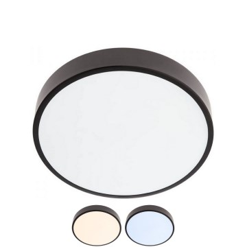 Redo 05-930 - LED Kattovalaisin KNOB LED/24W/230V 3000K-6500K 30 cm musta