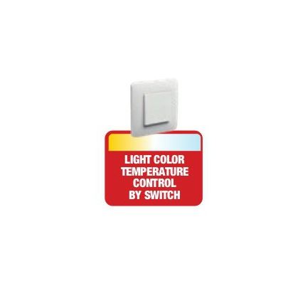 Redo 05-930 - LED Kattovalaisin KNOB LED/24W/230V 3000K-6500K 30 cm musta