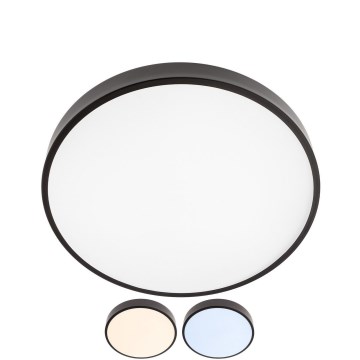 Redo 05-933 - LED-kattovalaisin KNOB LED/36W/230V 3000K-6500K 40 cm musta