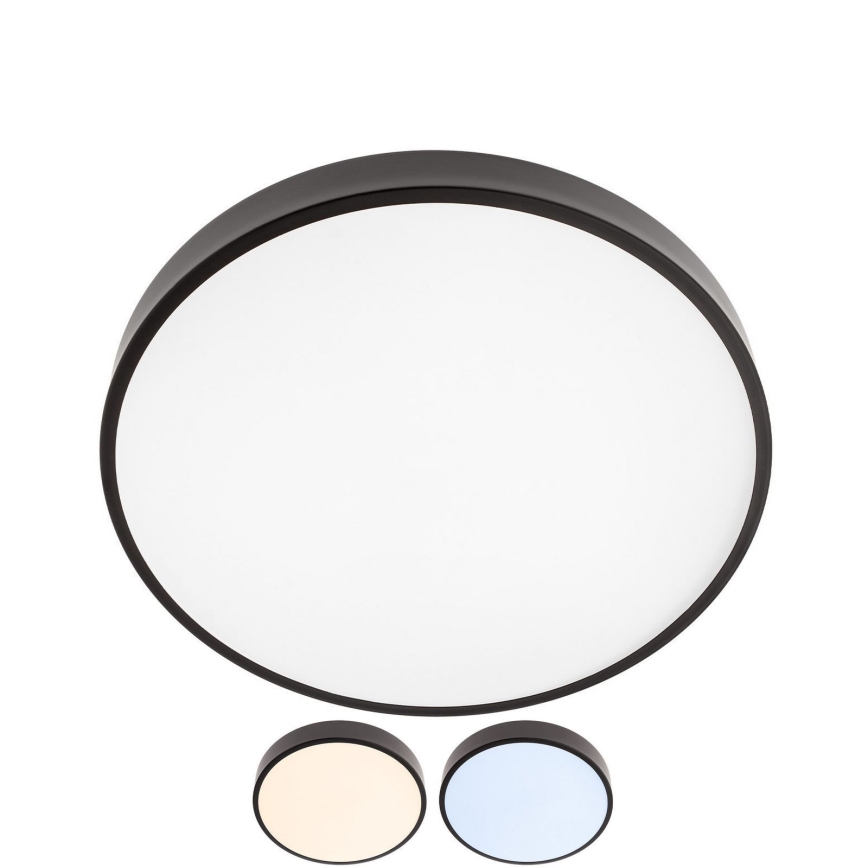 Redo 05-933 - LED-kattovalaisin KNOB LED/36W/230V 3000K-6500K 40 cm musta