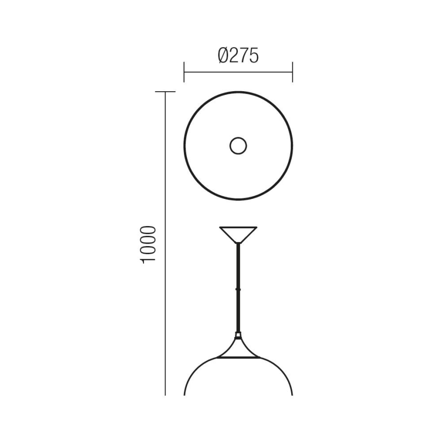 Redo 06-033 - Kattokruunu narulla COLINE 1xE27/42W/230V