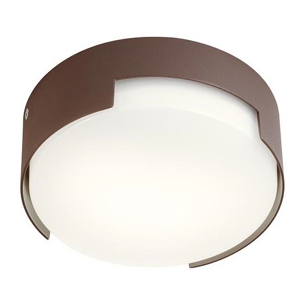 Redo 90004 - LED-ulkokattovalaisin SKOR LED/12W/230V halkaisija 15 cm IP54 ruskea