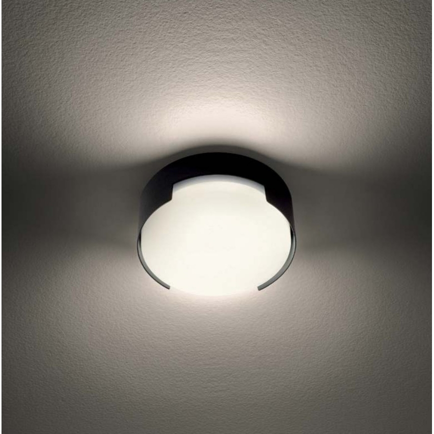 Redo 90004 - LED-ulkokattovalaisin SKOR LED/12W/230V halkaisija 15 cm IP54 ruskea