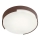 Redo 90006 - LED-ulkokattovalaisin SKOR LED/16W/230V halkaisija 25 cm IP54 ruskea
