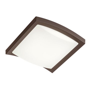 Redo 90008 - LED-ulkokattovalaisin TALLIN LED/21W/230V 24,5x24,5 cm IP54 ruskea