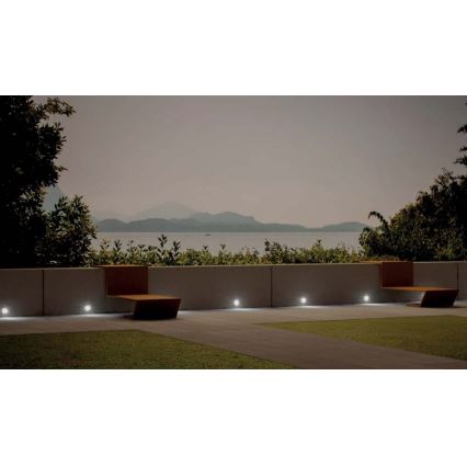Redo 90044 - Upotettu LED-ulkovalo INCAS LED/2,3W/230V IP65