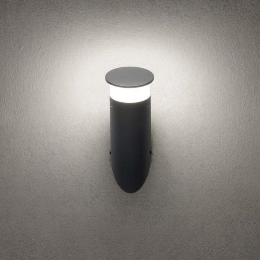 Redo 90073 - LED-ulkoseinävalaisin ALGON LED/9W/230V IP65 musta