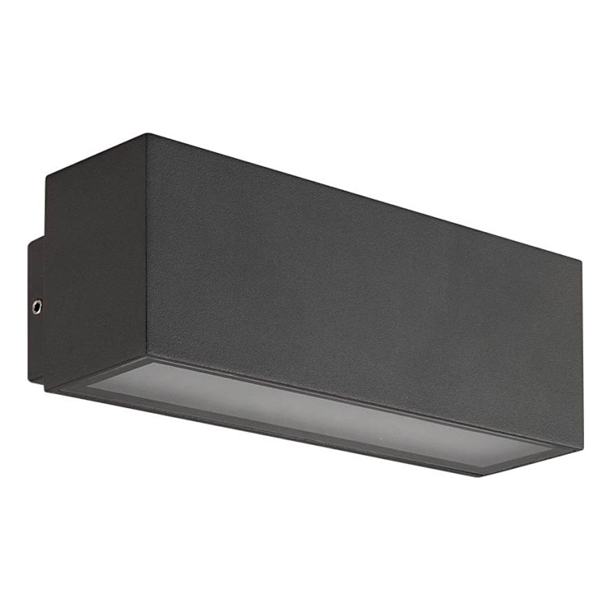 Redo 90096 - PLANIT LED-ulkoseinävalaisin LED/10W/230V 3000K IP54 antrasiitti
