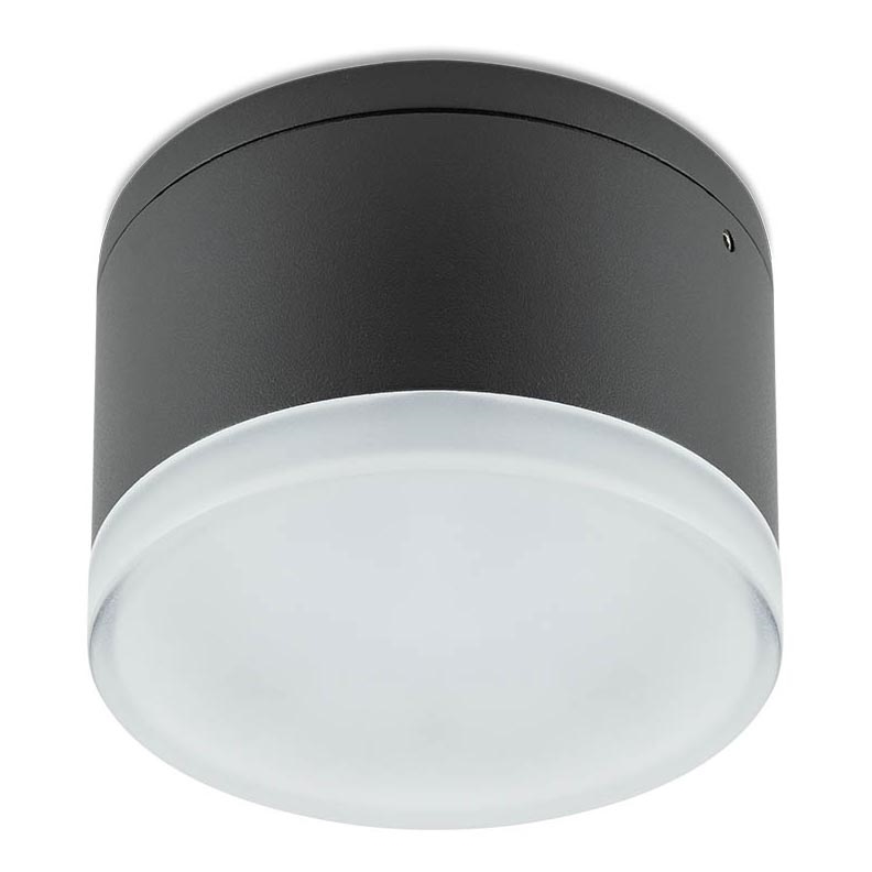 Redo 90107 - LED-ulkokattovalaisin AKRON 1xLED/9W/230V halkaisija 10,8 cm IP54
