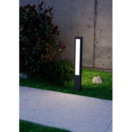 Redo 90125 - LED-ulkovalaisin DOLMEN LED/12,44W/230V IP54 antrasiitti