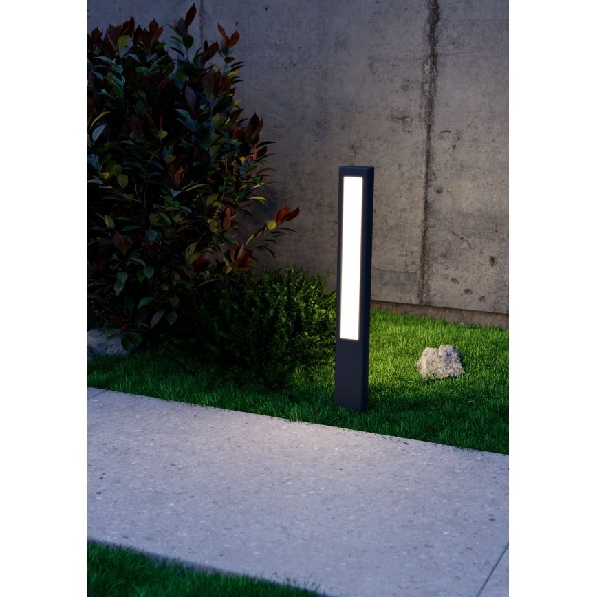 Redo 90125 - LED-ulkovalaisin DOLMEN LED/12,44W/230V IP54 antrasiitti