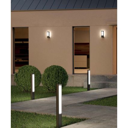 Redo 90125 - LED-ulkovalaisin DOLMEN LED/12,44W/230V IP54 antrasiitti